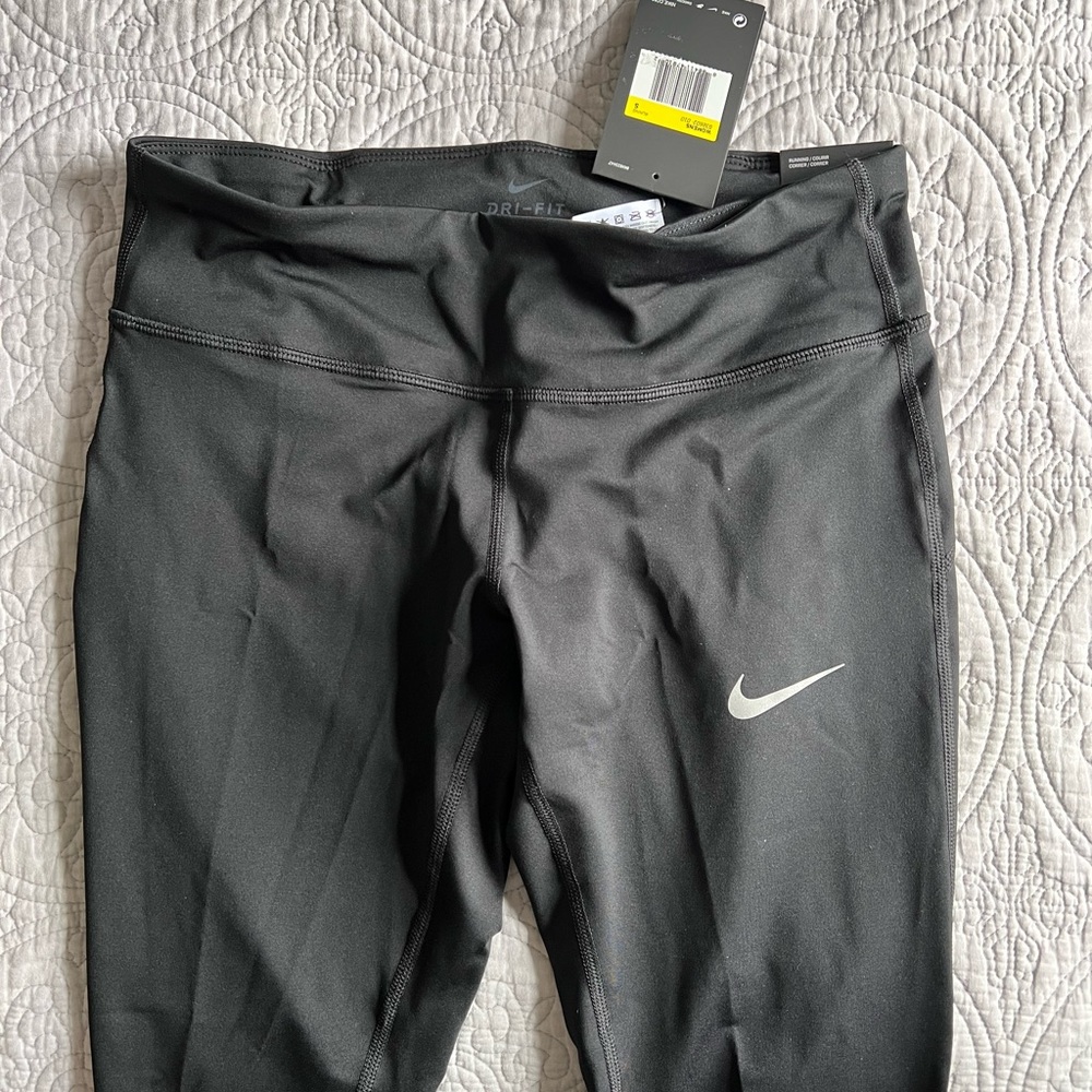 Nike dri fit crop mesh leggings